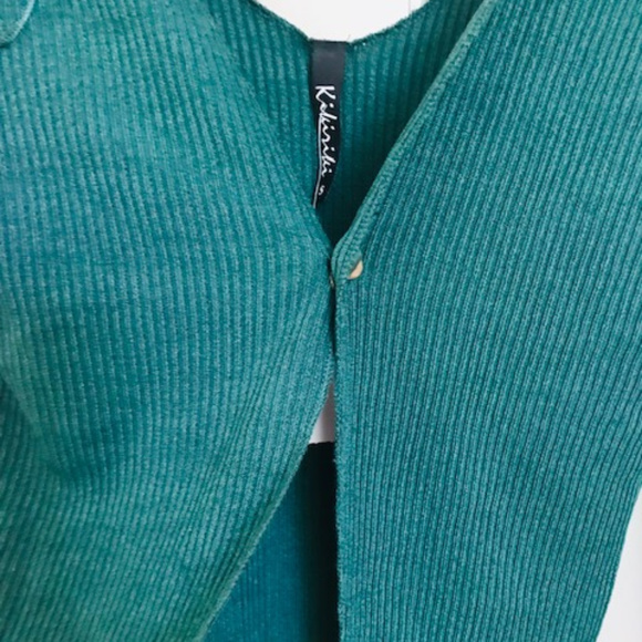 NWT KiKI Riki Green Long Sleeves Cardigan - Picture 4 of 5